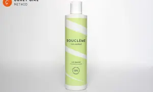 Bouteille de Curl Cleanser Bouclème, idéal pour le co wash cheveux bouclés. Sans sulfates ni parabens.