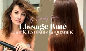 Avant/après : un lissage brésilien raté sur des cheveux ondulés, puis des cheveux lisses et brillants. La clé est dans la quantité.