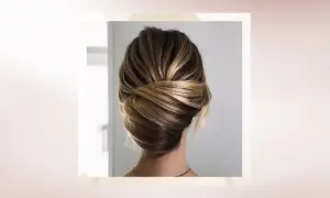 Chic chignon torsadé, une idée de coiffure pour la rentrée parfaite pour un look élégant et sophistiqué.