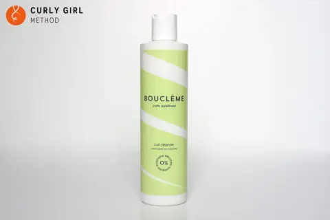 Bouteille de Curl Cleanser Bouclème, idéal pour le co wash cheveux bouclés. Sans sulfates ni parabens.