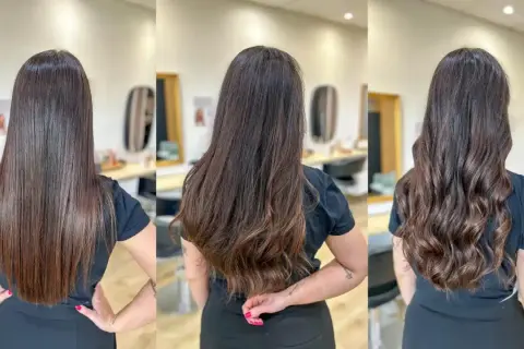 Découvrez comment avoir les cheveux brillant comme chez le coiffeur : lisse, ondulé, ou bouclé, un résultat éclatant.