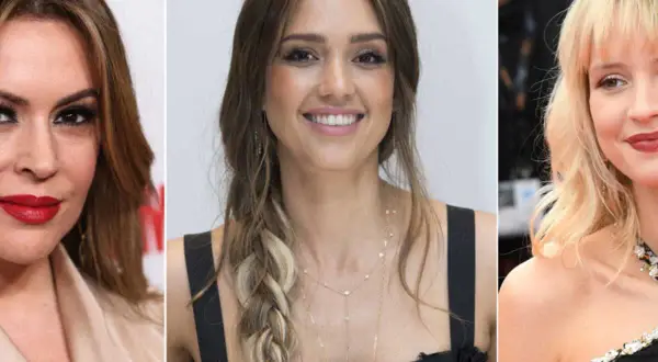 Trois femmes aux visages ovales : quelle coupe pour visage ovale ? Chevelures brunes et blondes, tresses et mèches.