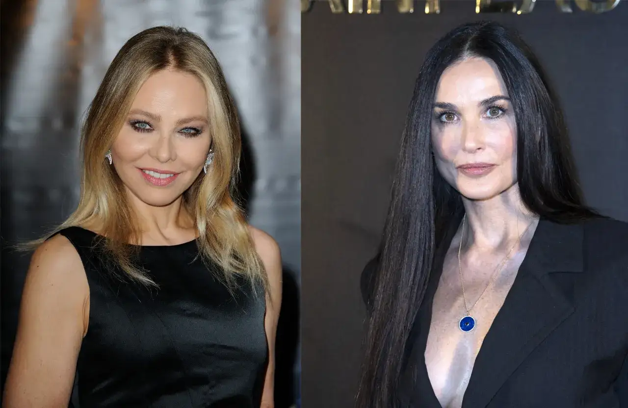 Deux femmes, l'une avec une coupe intermédiaire pour laisser pousser les cheveux, l'autre aux longs cheveux sombres.