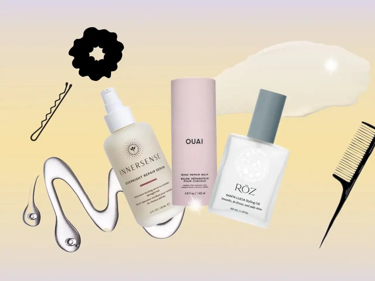 S&eacute;rums et baumes pour cheveux ab&icirc;m&eacute;s que faire ? Des produits de soin capillaires pour r&eacute;parer et sublimer.