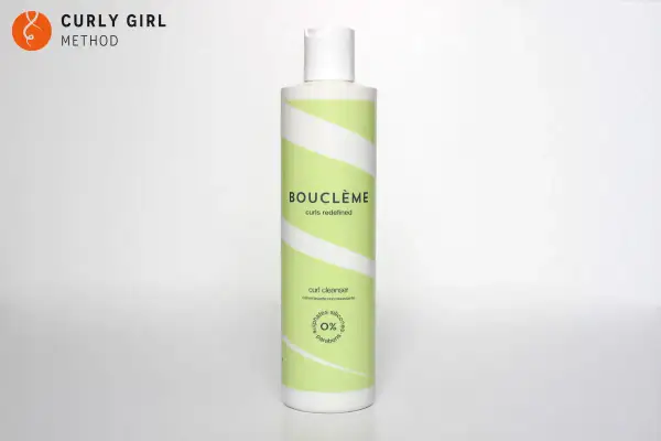 Bouteille de Curl Cleanser Bouclème, idéal pour le co wash cheveux bouclés. Sans sulfates ni parabens.